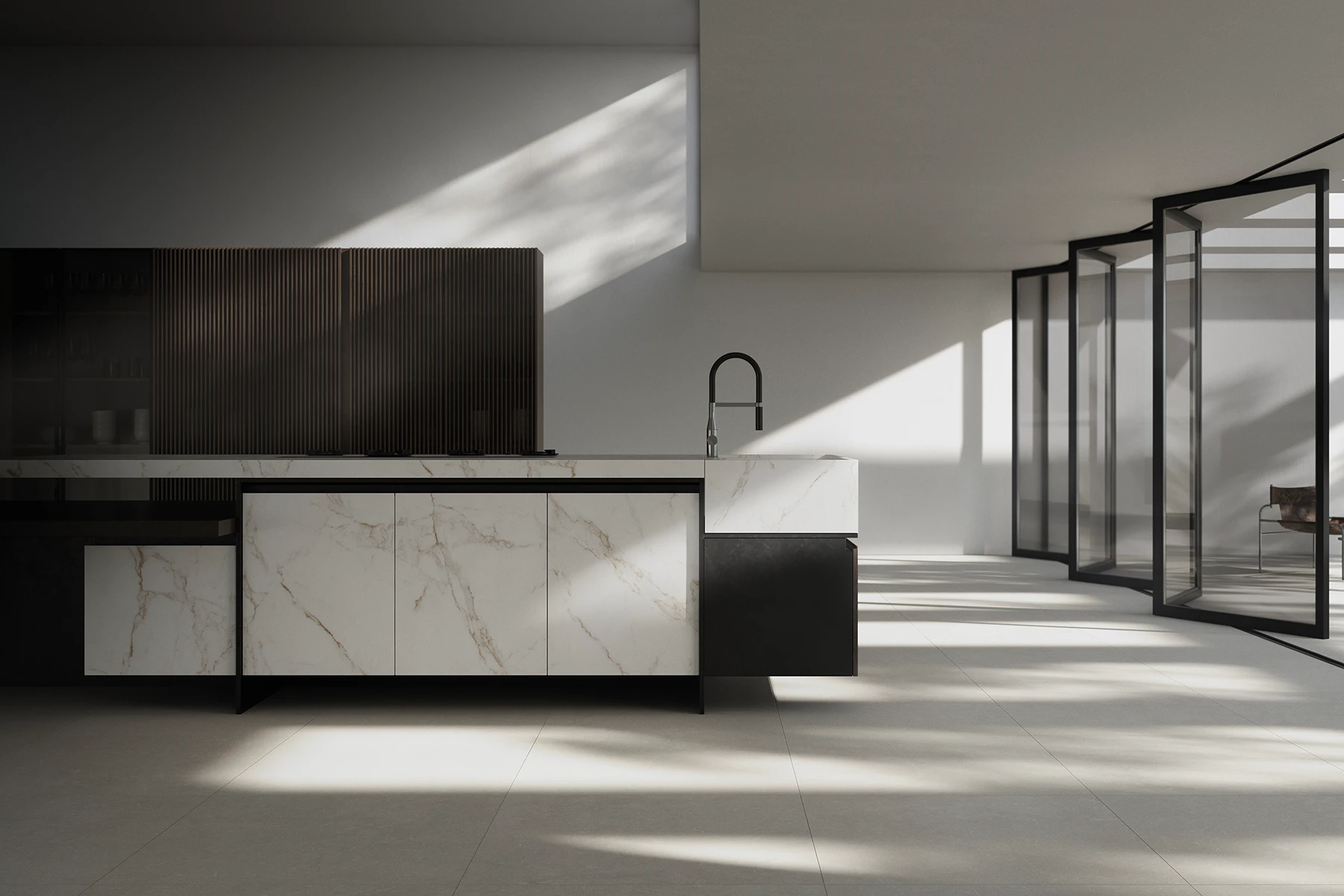 Guía definitiva para elegir la mejor mesada de cocina: Comparando piedra sinterizada, mármol, granito y porcelanato