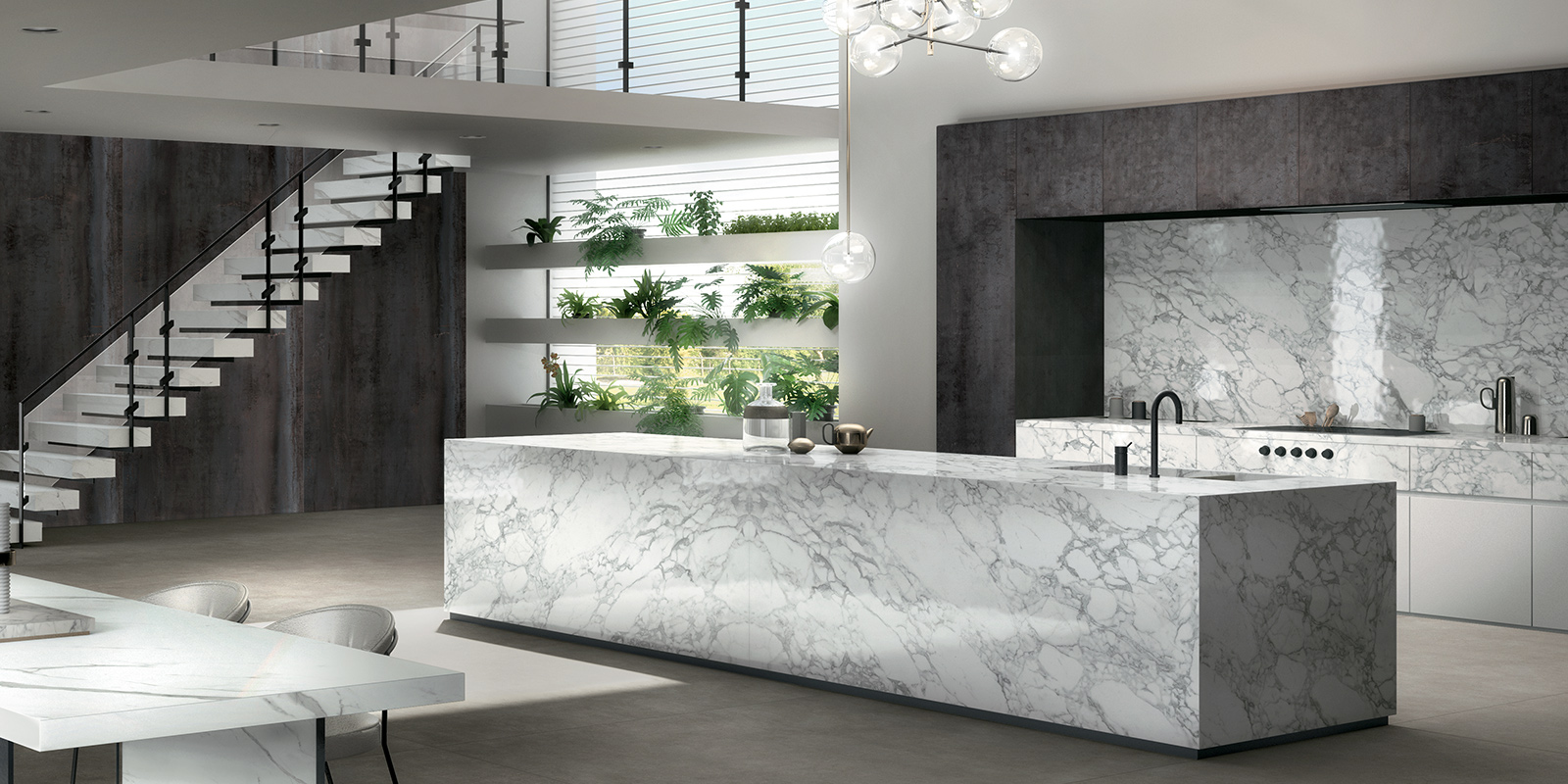 tablero marmol - Guía definitiva para elegir la mejor mesada de cocina: Comparando piedra sinterizada, mármol, granito y porcelanato