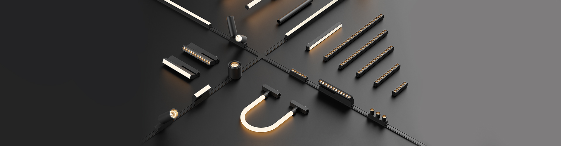 tipos de luces floss - Iluminación Innovadora: Descubre los beneficios del sistema de luces de riel magnético 48V