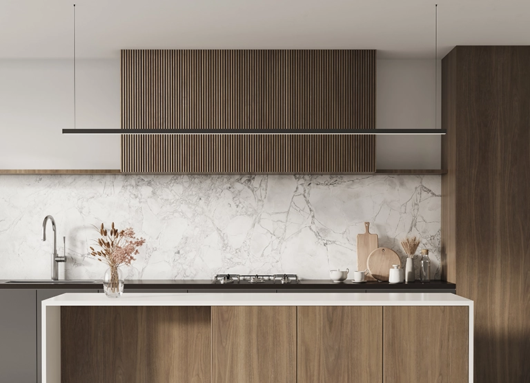 mesada de cocina porcelanato AMBIENTE - Descubrí la mesada perfecta para transformar tu cocina. ¿Cuál elegirías?