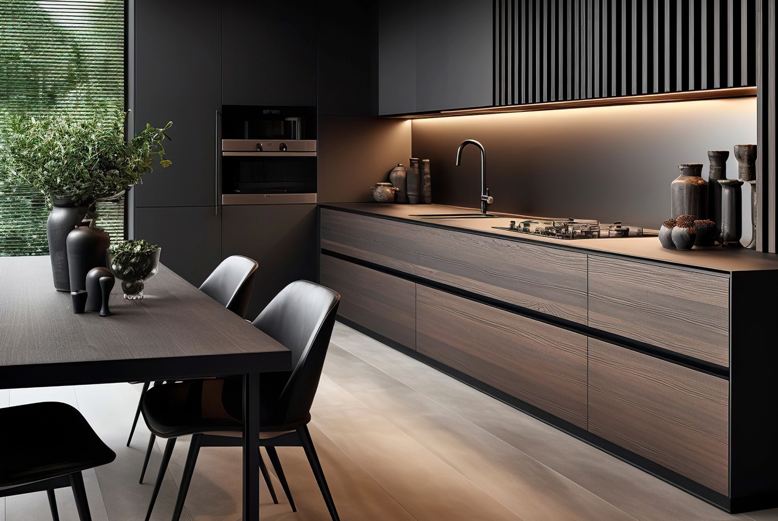 combinacion-cocina-negro-wenguewebp combinacion cocina negro wenguewebp - 4 Combinaciones para cocina que nunca fallan